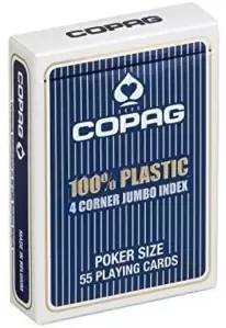 Игральные карты Copag 4 Corner CPG-15 (синий) фото
