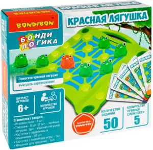 Настольная игра Bondibon БондиЛогика. Красная лягушка ВВ6333 фото