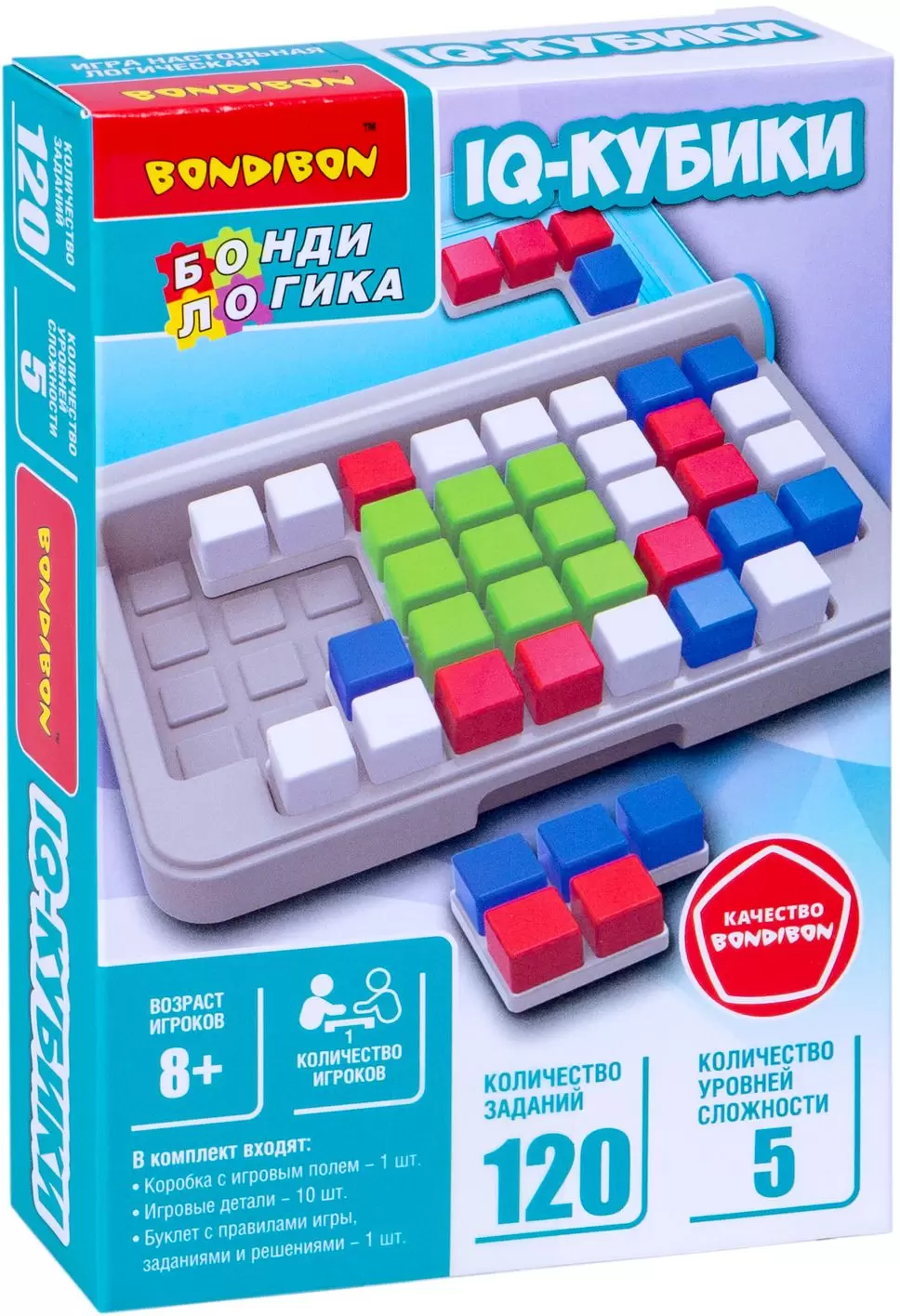 Bondibon БондиЛогика IQ-Кубики ВВ5955