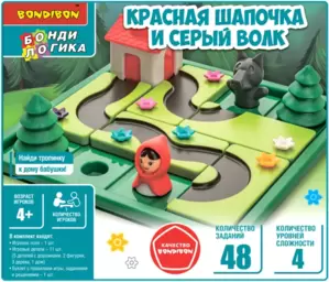 Настольная игра BONDIBON БондиЛогика Красная шапочка и серый волк ВВ6013 фото