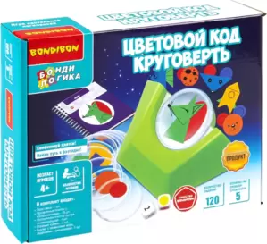 Настольная игра Bondibon БондиЛогика Цветовой код. Круговерть ВВ6108 фото