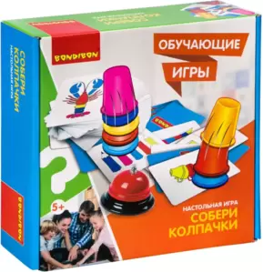 Настольная игра Bondibon Скоростные колпачки фото