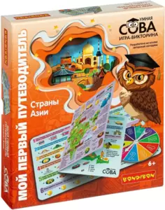 Настольная игра Bondibon Умная сова. Страны Азии ВВ4531 фото