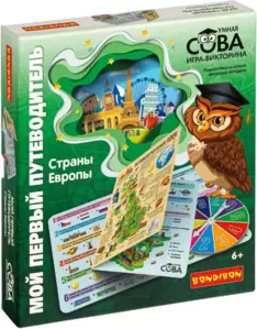 Настольная игра Bondibon Умная сова. Страны Европы ВВ4337 фото