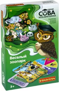 Настольная игра Bondibon Умная сова. Веселый зоопарк ВВ4003 фото