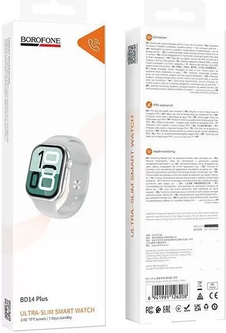Умные часы Borofone BD14 Plus Call Version (серебристый) фото