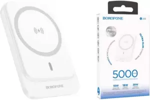 Портативное зарядное устройство Borofone BJ63 5000mAh (белый) фото