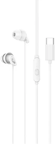 Наушники Borofone BM91 USB Type-C (белый) фото