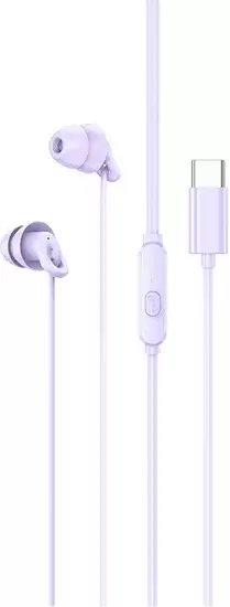 Наушники Borofone BM91 USB Type-C (сиреневый) фото