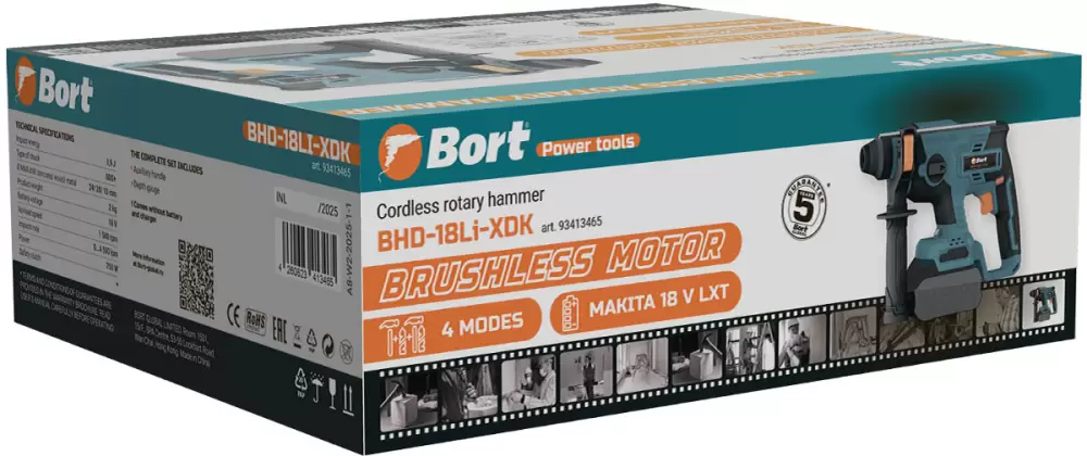 Перфоратор Bort BHD-18Li-XDK фото