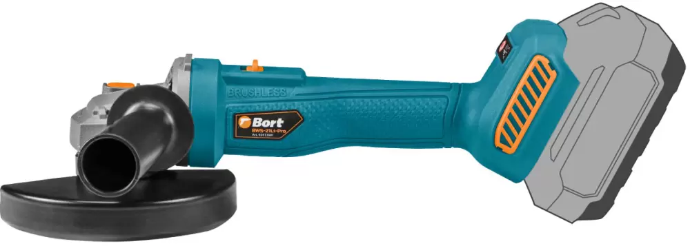 Угловая шлифовальная машина Bort BWS-21Li-Pro фото