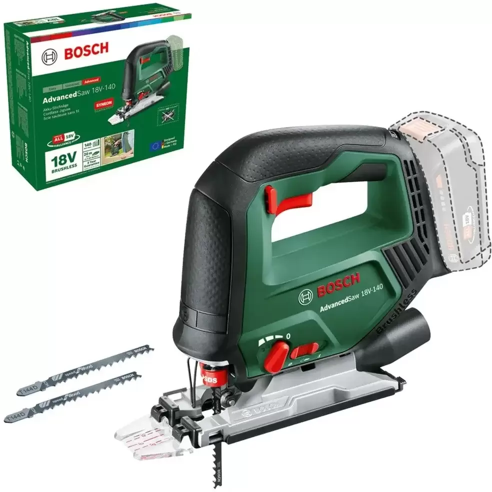 Лобзик Bosch AdvancedSaw 18V-140 (0.603.013.000) фото
