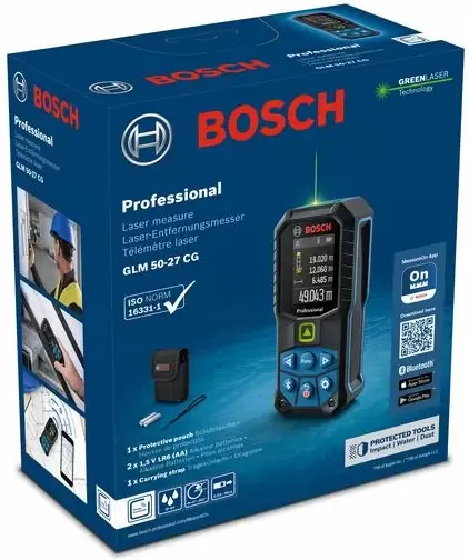 Лазерный дальномер Bosch GLM 50-27 CG Professional (0.601.072.U01) фото