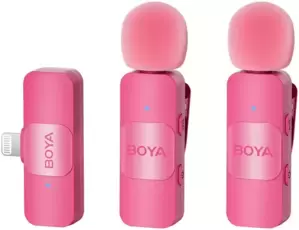 Радиосистема BOYA BY-V2 Pink фото