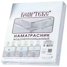 Наматрасник защитный Бояртекс Резинка по углам 90x200 фото