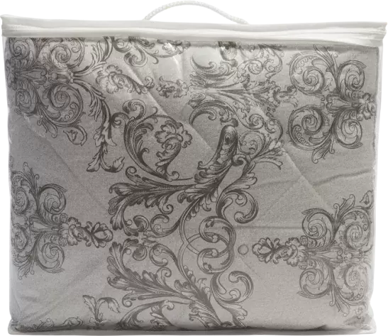 Бояртекс Стеганый с резинкой по углам 160x200 лен/хлопок