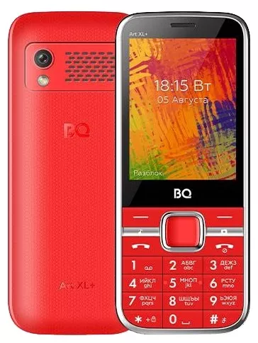 Мобильный телефон BQ BQ-2838 Art XL+ (красный) купить недорого в Минске, цены – Shop.by