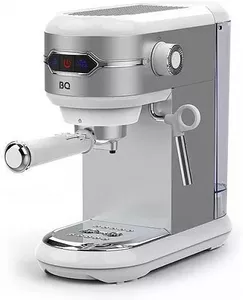 Рожковая кофеварка BQ CM3001 (серебристый/белый) фото