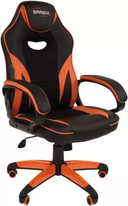 Кресло Brabix Accent GM-161 (черный/оранжевый) фото