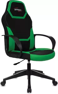 Кресло Brabix Alpha GM-018 (черный/зеленый) фото
