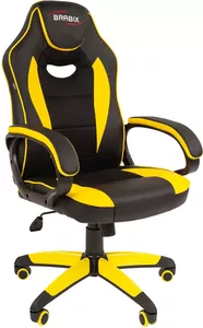 Кресло Brabix Blaze GM-162 (черный/желтый) фото