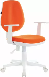 Компьютерное кресло Brabix Fancy MG-201W (белый/оранжевый) фото
