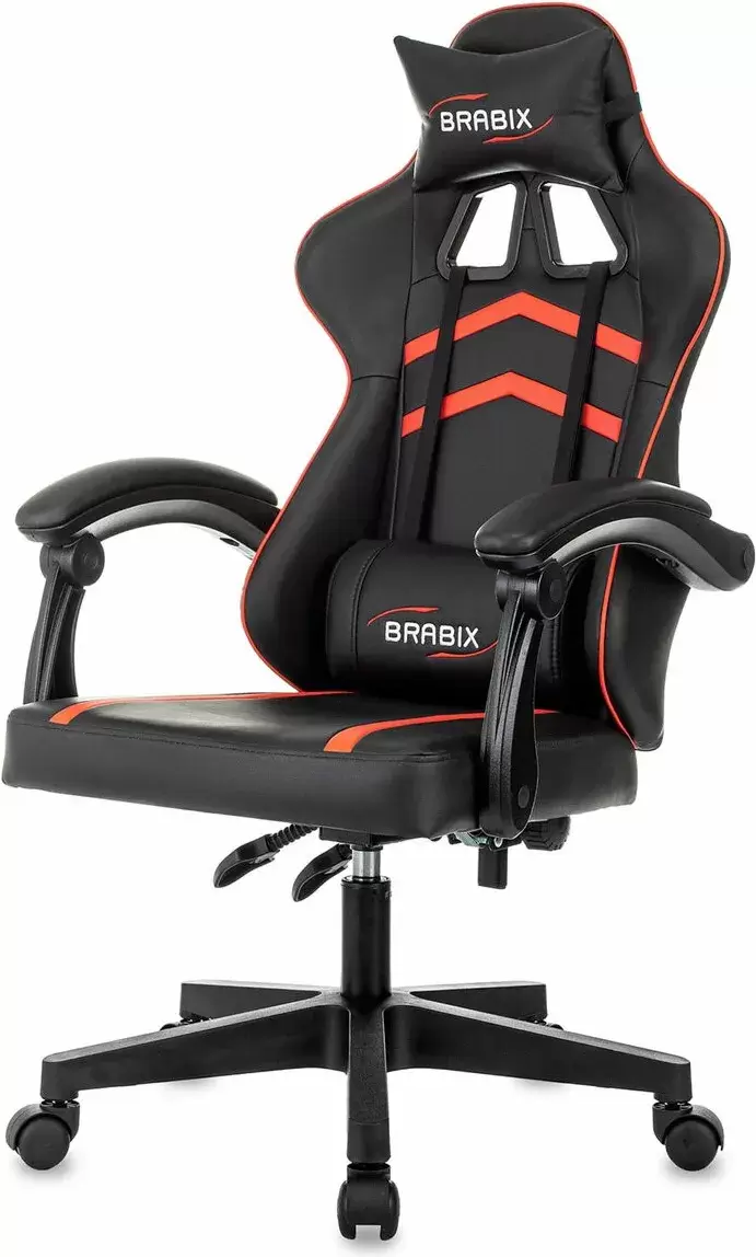 Игровое кресло Brabix GM-123 (черный/красный) фото