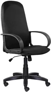 Кресло Brabix Praktik EX-279 (ткань JP/кожзам, черный) фото