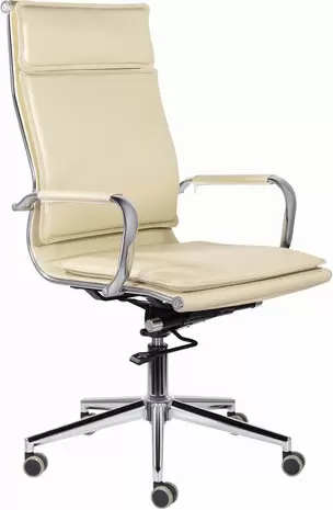 Brabix Premium Kayman EX-532 (экокожа/хром бежевый)