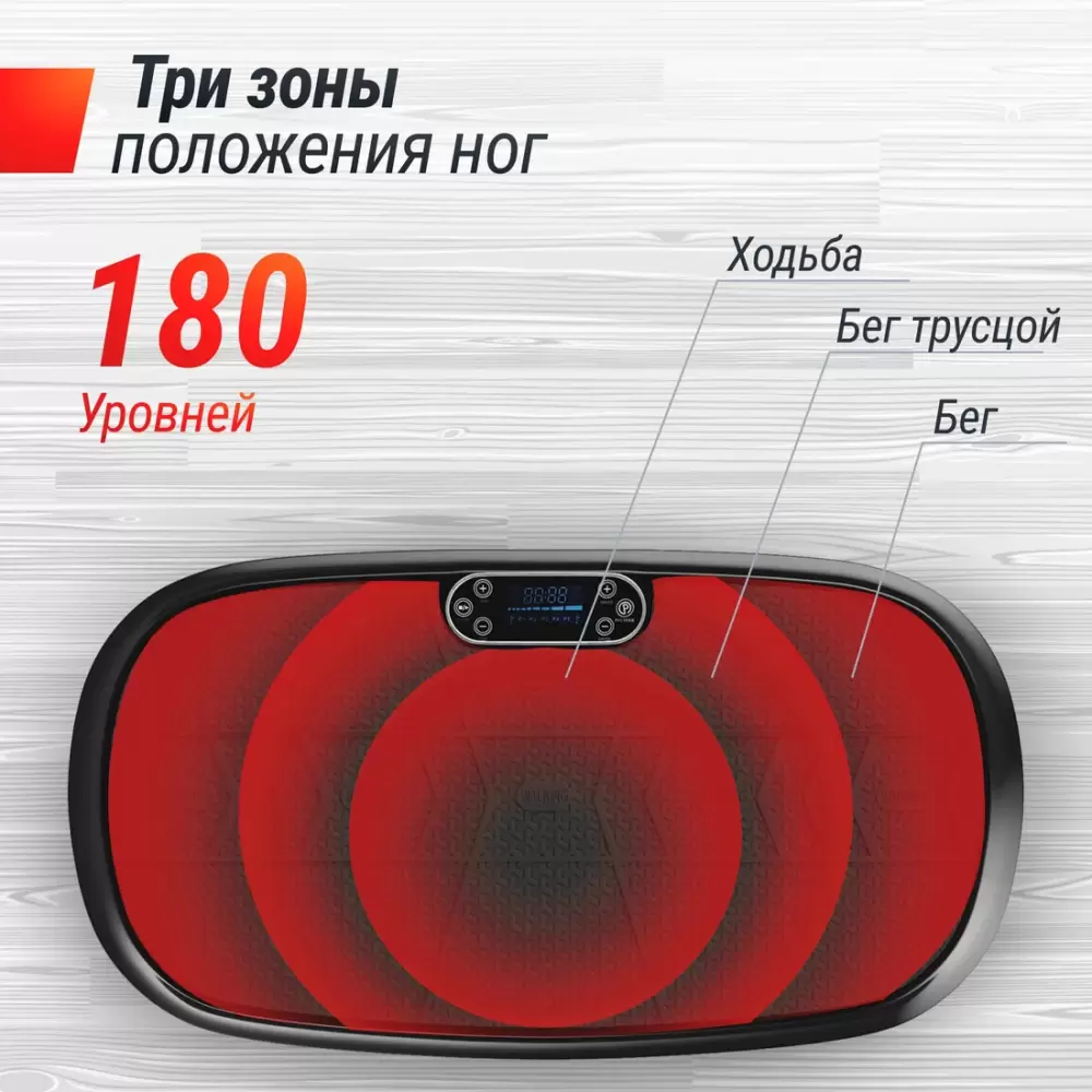 Виброплатформа Unixfit Quake 3D (черный) фото 6