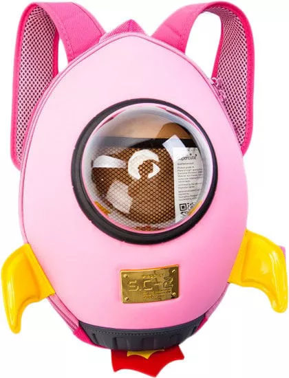 Детский рюкзак Bradex Ракета DE 0238 (розовый) фото