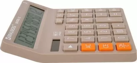 Калькулятор Brauberg Digital-12 272970 (бежевый) фото 2