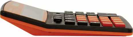 Бухгалтерский калькулятор BRAUBERG Extra Color-12-BKRG 250478 (черный/оранжевый) фото