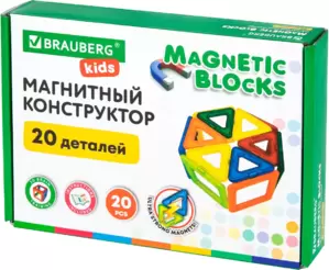 BRAUBERG Kids Magnetic Cubes / 665723