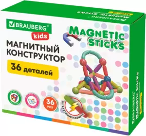 BRAUBERG Kids Magnetic Sticks / 665721