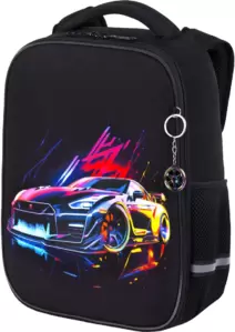 Школьный рюкзак BRAUBERG Light. Neon Drift 272027 фото