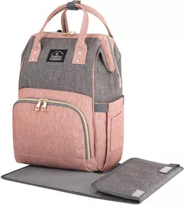 Рюкзак для мамы BRAUBERG Mommy 270821 (серый/розовый) фото