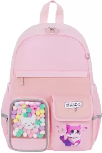 Школьный рюкзак Brauberg Pastel. Anime kitten 272065 фото