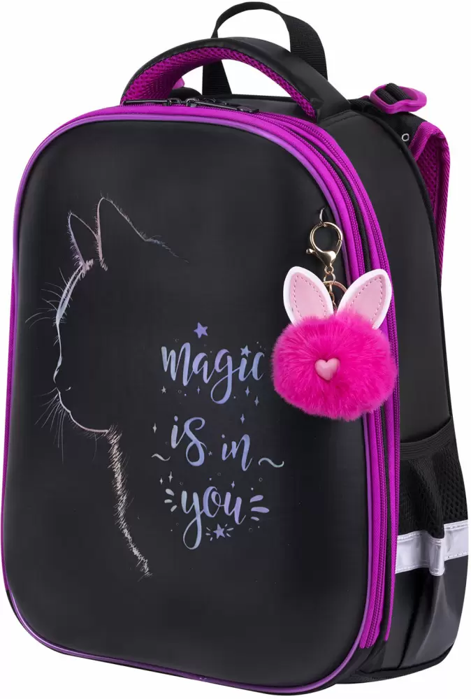 Школьный рюкзак BRAUBERG Shiny. Magic cat 271381 фото