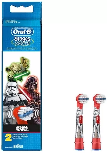 Насадка для электрической зубной щетки Braun Oral-B Stages Power Star Wars EB10 (2 шт) фото