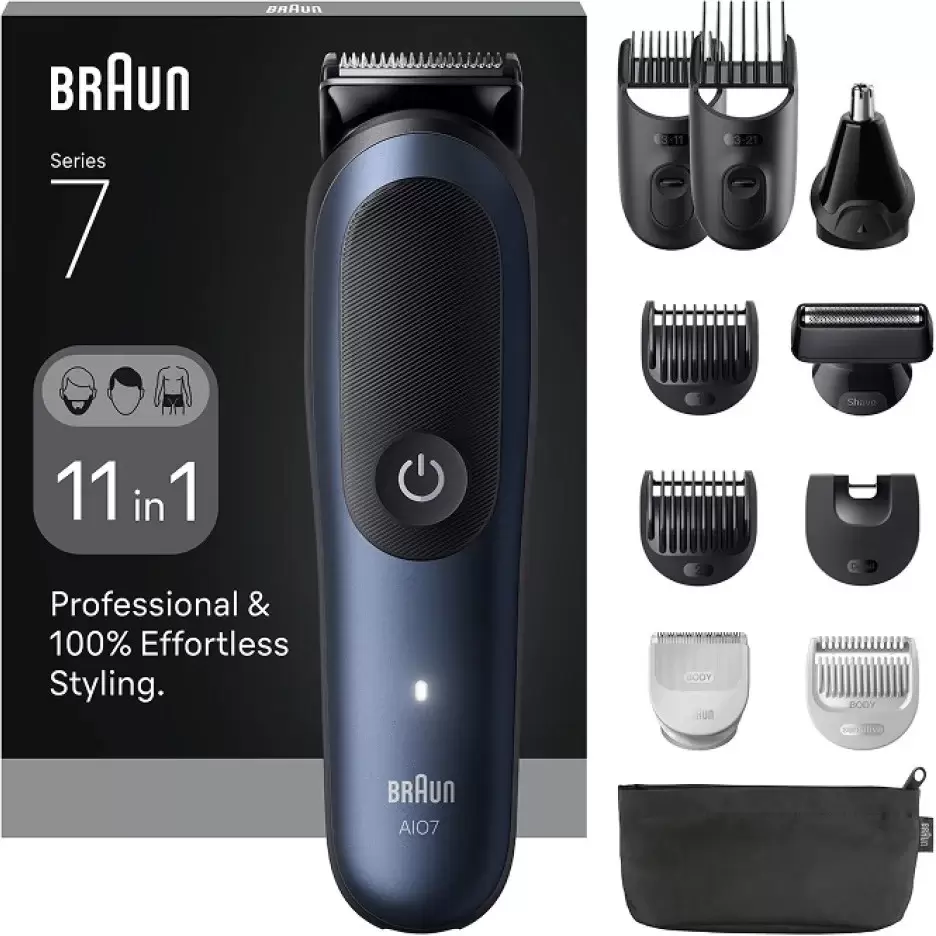 Триммер для бороды и усов Braun AIO7540 фото