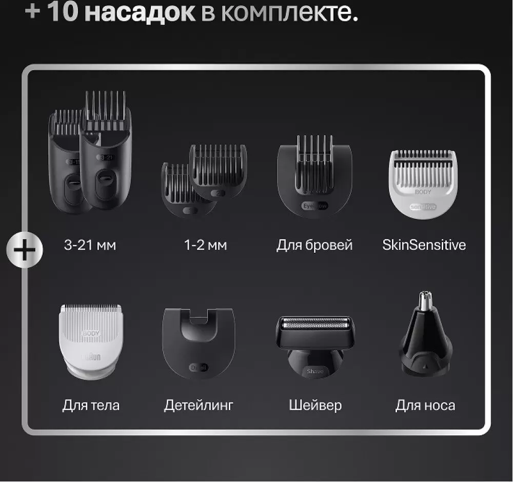 Универсальный триммер Braun AIO7560 фото