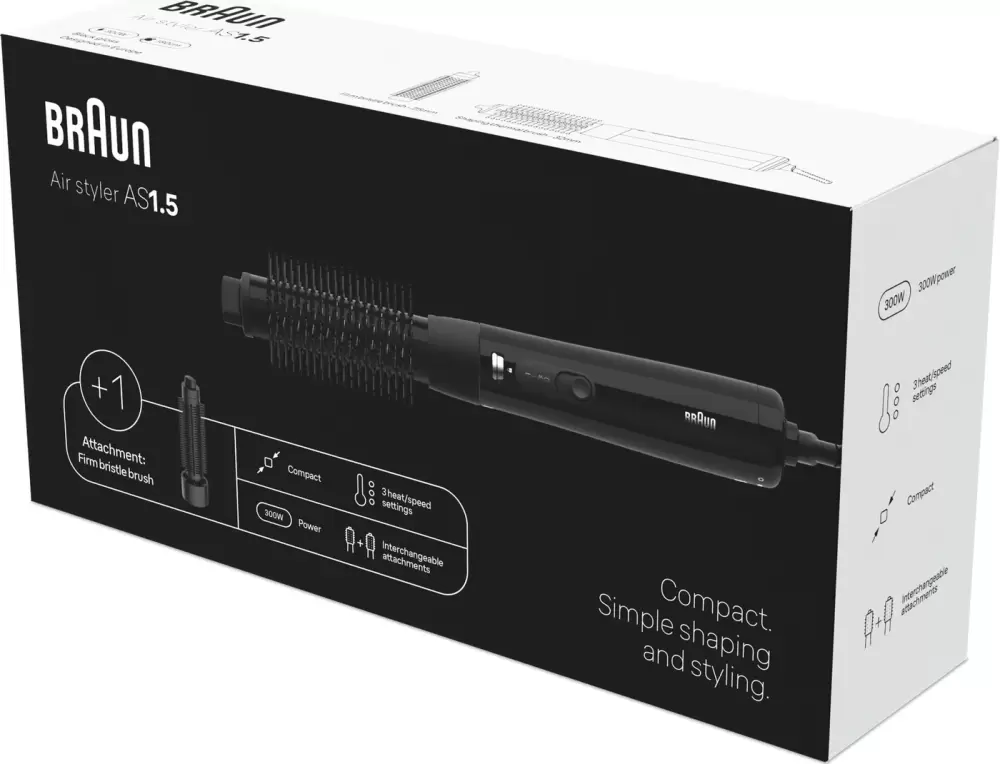 Фен-щетка Braun BRAS150E фото 6