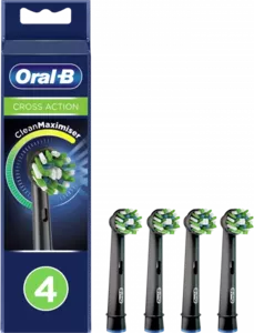 Насадка для зубной щетки Braun Oral-B Cross Action Black (4 шт.) фото