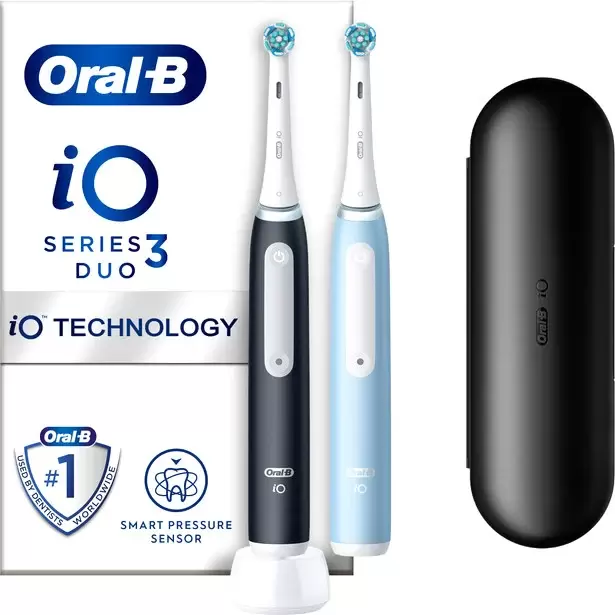 Braun Oral-B iO Series 3 (черный/голубой)