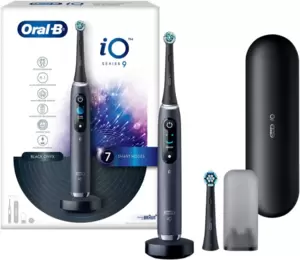 Электрическая зубная щетка Braun Oral-B iO Series 9 Black Onyx iOM9.2Q2.2AD  фото