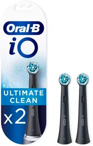 Насадка для зубной щетки Braun Oral-B iO Ultimate Clean Black (2 шт.) фото