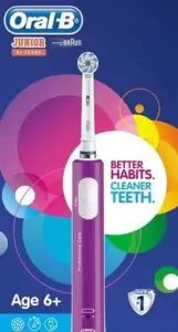 Электрическая зубная щетка Braun Oral-B Junior For Children Aged 6+ D16.535.1 (фиолетовый) фото
