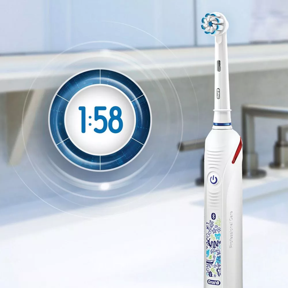 Электрическая зубная щетка Braun Oral-B Junior Smart D601.513.3 Sensi фото 5