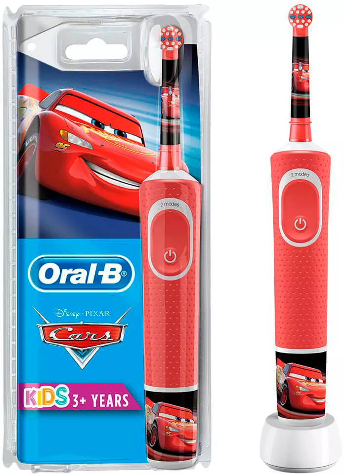 Электрическая зубная щетка Braun Oral-B Kids Cars (D100.413.2K) фото 2